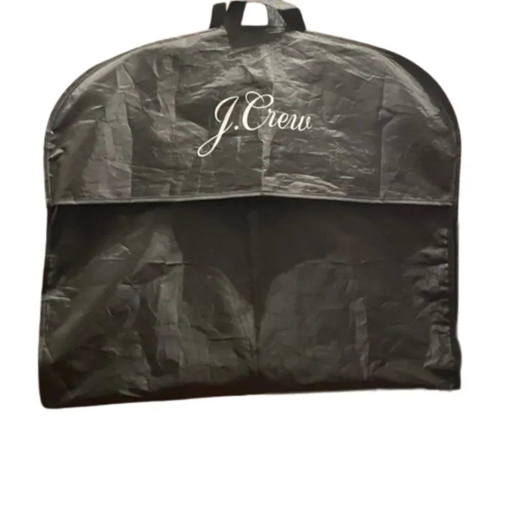 J. Crew Black Garment Bag zippered approx 24